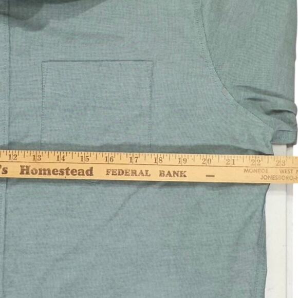 Eddie Bauer Mens Button Up Shirts Lot of 2 Size TL Tall Large Green 100% Cotton - Picture 7 of 12